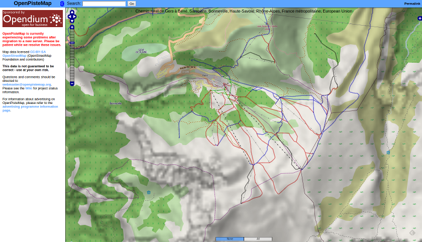 OpenPisteMap, Chamonix