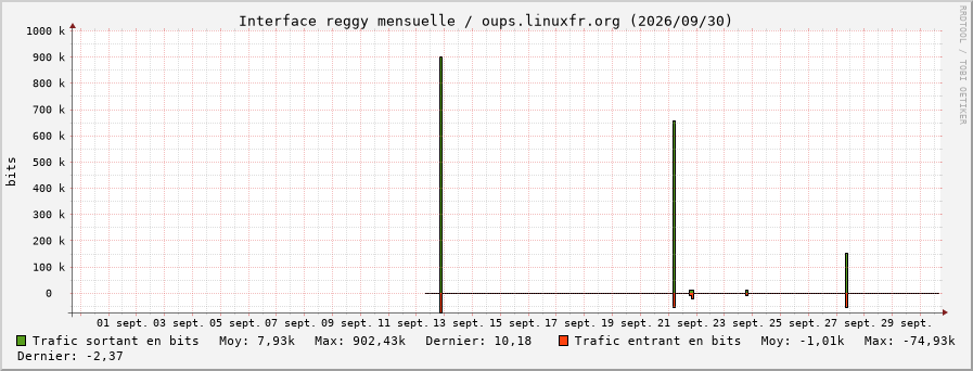 Stats réseau reggy mensuelle
