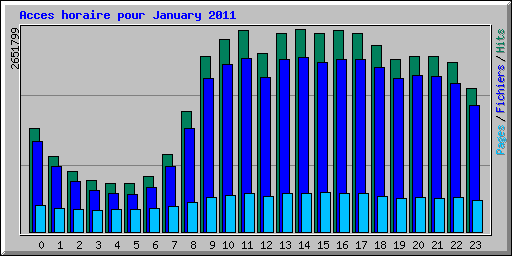 Acces horaire pour January 2011